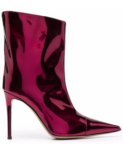 Alexandre Vauthier Pointed Ankle Boots - Pink