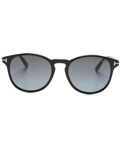 Tom Ford Lewis Geometric Frame Sunglasses - Grey