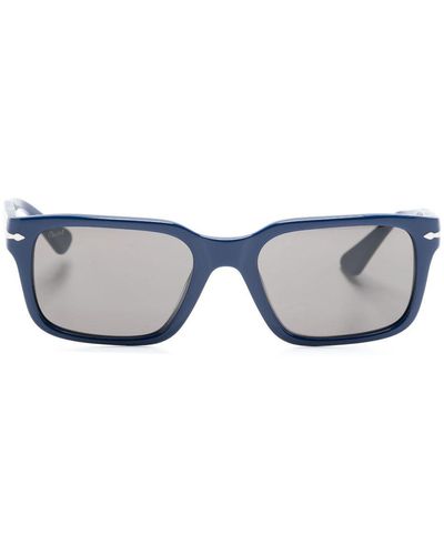 Persol 3272S Sonnenbrille mit eckigem Gestell - Grau