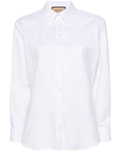 Gucci Camisa con botones - Blanco