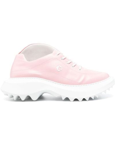 Phileo 033 Leather Low-top Trainers - Pink