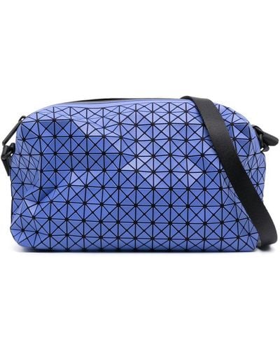 Bao Bao Issey Miyake Saddle Geometric-pattern Shoulder Bag - Blue