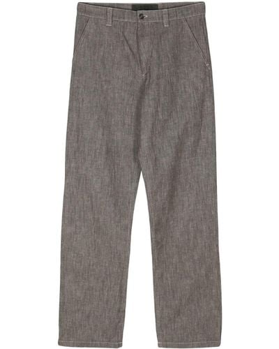 Aspesi Chambray Straight Jeans - Gray