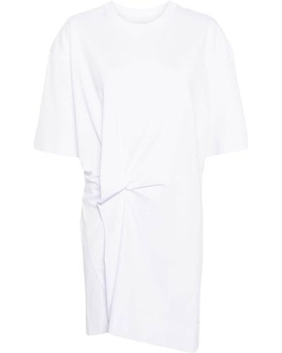 JNBY Pleated Asymmetric Dress - White