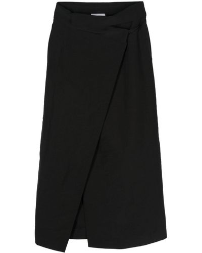 Christian Wijnants Sabieta Wrap-design Skirt - Black