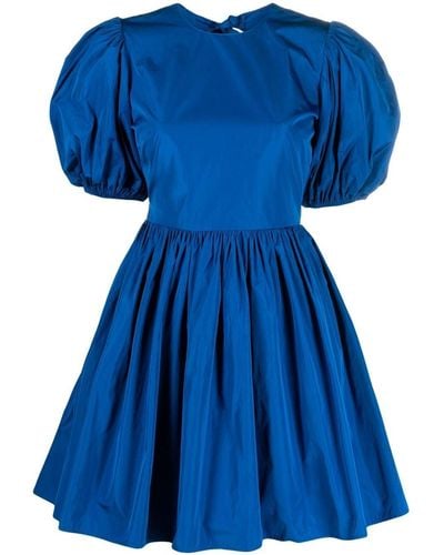 RED Valentino Bow-embellished Minidress - Blue
