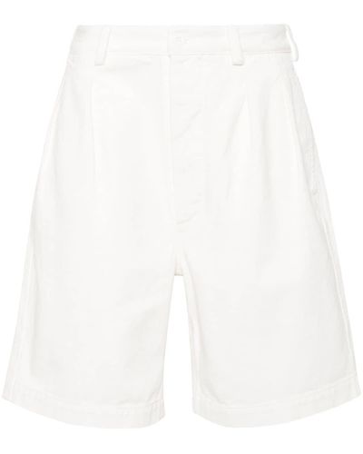 sunflower Twill-Shorts mit Falten - Weiß