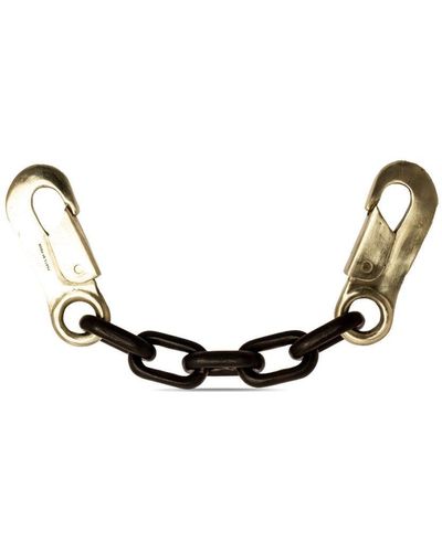 Parts Of 4 Binding Chain Keyring - Metallic