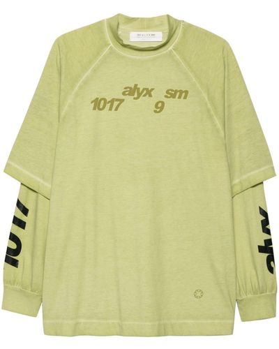 1017 ALYX 9SM レイヤード Tシャツ - グリーン