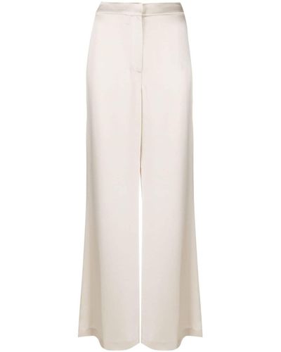 Jonathan Simkhai High-Waist-Hose mit weitem Bein - Weiß