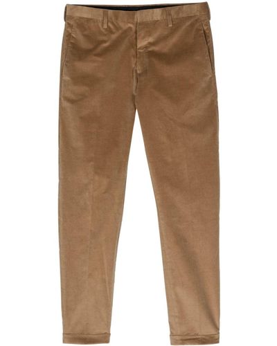 Paul Smith Mid-rise tapered trousers - Natur
