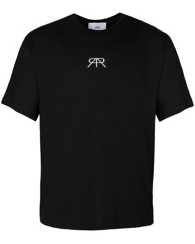 RTA Camiseta con logo en relieve - Negro
