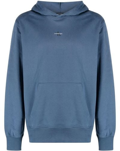 Calvin Klein Sudadera con capucha y logo - Azul