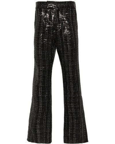 Amiri Pantalones con lentejuelas - Negro