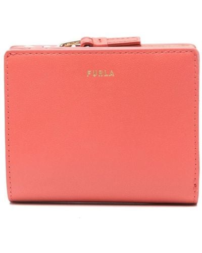 Furla Camelia Leather Wallet - Pink