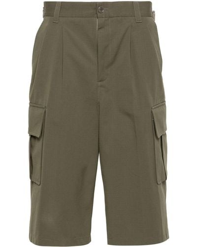 Gucci Cargo-Shorts mit GG Canvas - Grün
