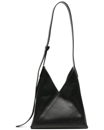 MM6 by Maison Martin Margiela Small Japanese 6 Shoulder Bag - Black