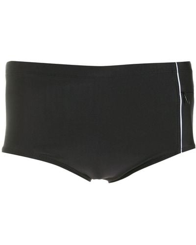 Lygia & Nanny Logo Patch Swim Shorts - Black