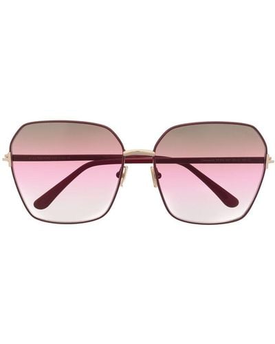 Tom Ford Oversized-frame Gradient Sunglasses - Pink