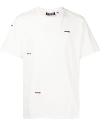 Mostly Heard Rarely Seen T-shirt en coton à patch code-barres - Blanc
