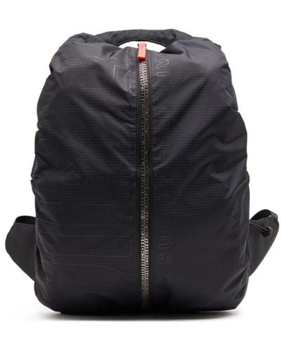 DIESEL Zip-D ripstop zipped backpack - Schwarz
