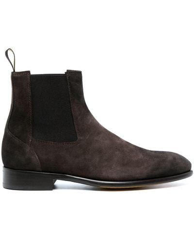 Doucal's Leather Ankle Boots - Brown