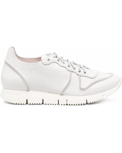 Buttero Lace-up Leather Sneakers - White
