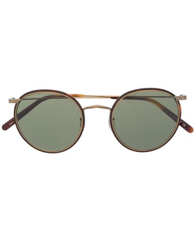 Oliver Peoples Casson ラウンド サングラス - グリーン