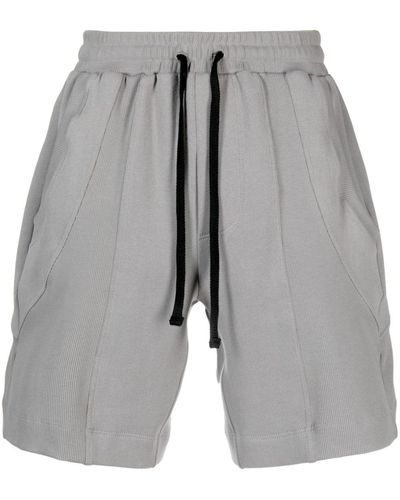 Styland Pantalones cortos de chándal con cordones - Gris