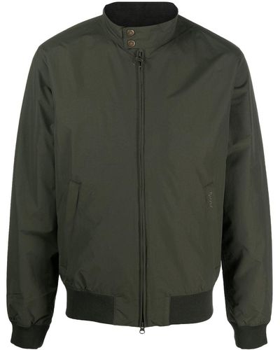 Barbour Green Cotton Royston Bomber Jacket