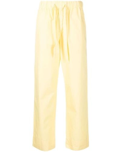 Tekla Poplin Pyjama Trousers - Yellow