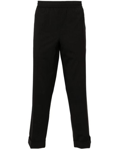 Neil Barrett Low-waist Slim-fit Trousers - Black