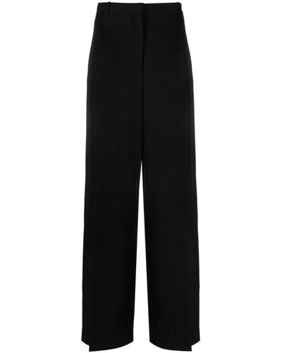 BOTTER Pleated Cotton Trousers - Black