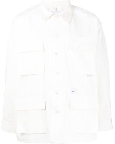 WTAPS グラフィック オーバーシャツ - ホワイト