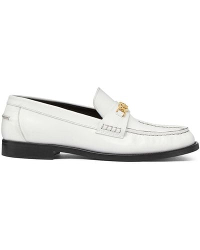Versace Loafer mit Medusa - Weiß