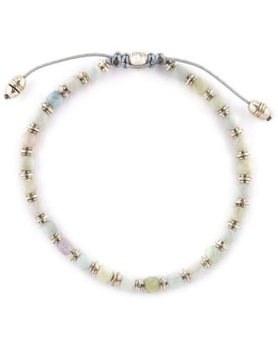 M. Cohen Pulsera Fenom Aquamarine - Blanco