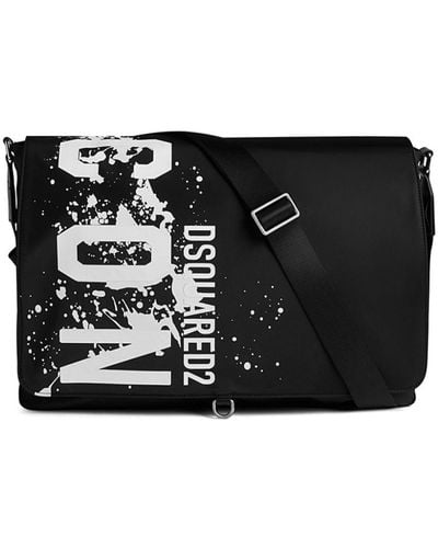 DSquared² Icon Logo-print Briefcase - Black