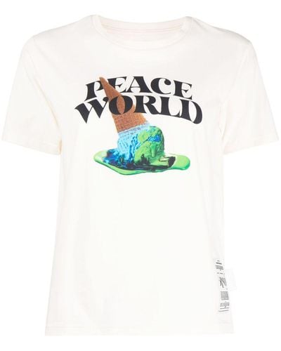 Izzue T-shirt con stampa - Blu