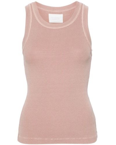 Citizens of Humanity Isabel Ribbed Tank Top - Pink