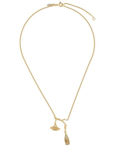 Wouters & Hendrix Mouth Necklace - Metallic
