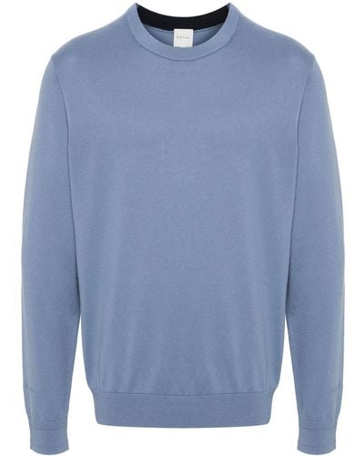 Paul Smith Long-sleeve Cotton Sweater - Blue
