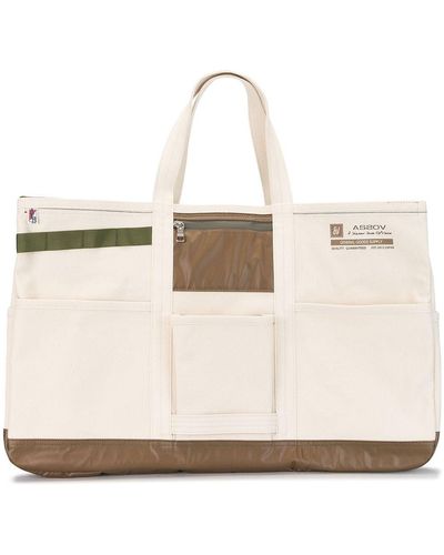 AS2OV Borsa tote Alberton - Bianco