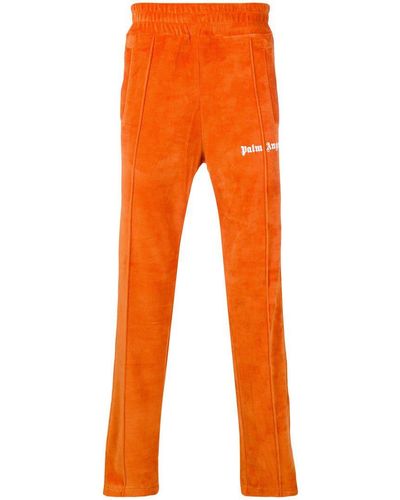 Palm Angels High Waisted Track Trousers - Orange