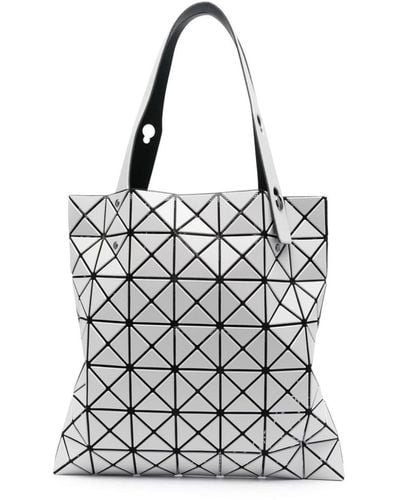 Bao Bao Issey Miyake Lucent Geometric-panelled Tote Bag - White