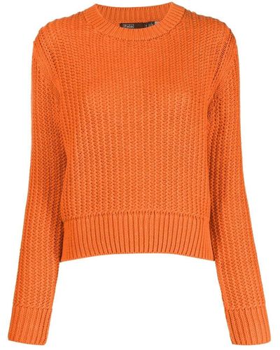 Polo Ralph Lauren Crew-neck Sweater - Orange