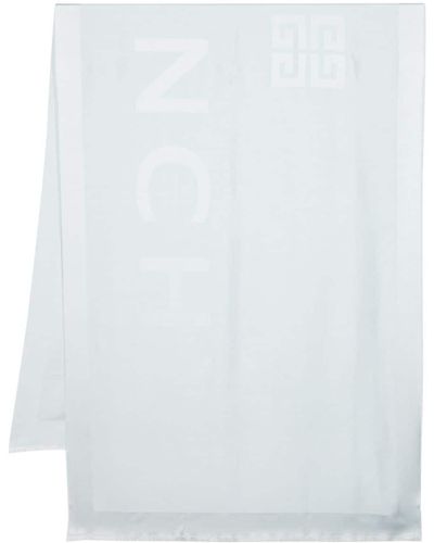 Givenchy Foulard con logo jacquard - Bianco