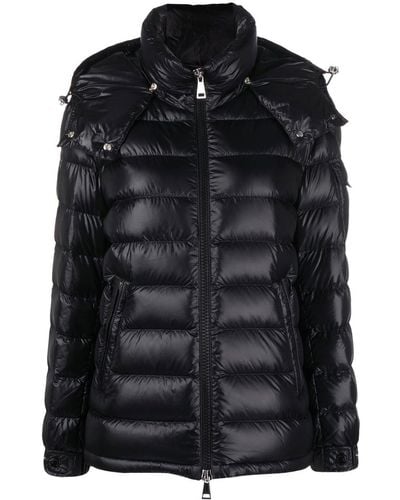 Moncler Hooded Dalles Puffer Jacket - Black