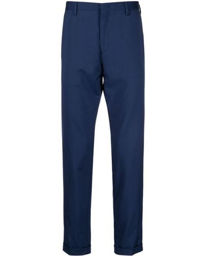 Paul Smith Slim-fit Tailored Wool Trousers - Blue