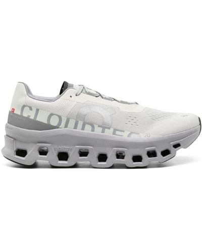 On Shoes Cloudmonster Sneakers mit Schnürung - Grau