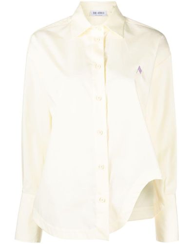 The Attico Diana Long-sleeve Shirt - White
